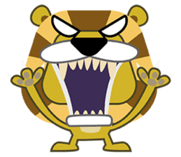 Amusing animal friends /Emotions version sticker #2431853