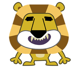 Amusing animal friends /Emotions version sticker #2431855