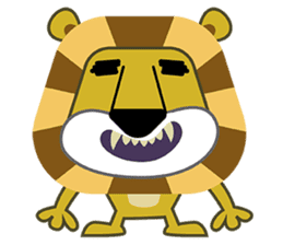 Amusing animal friends /Emotions version sticker #2431855