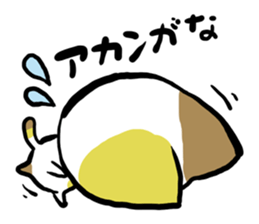 "TUKKOMI" tortoiseshell cat sticker #2431903