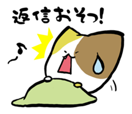 "TUKKOMI" tortoiseshell cat sticker #2431905