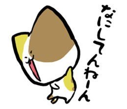 "TUKKOMI" tortoiseshell cat sticker #2431918