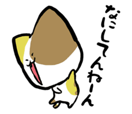 "TUKKOMI" tortoiseshell cat sticker #2431918