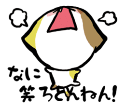 "TUKKOMI" tortoiseshell cat sticker #2431926