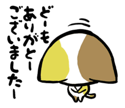 "TUKKOMI" tortoiseshell cat sticker #2431935