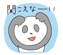 funny panda citizens from panda world sticker #2431977