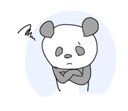 funny panda citizens from panda world sticker #2431996