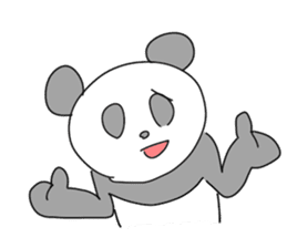 funny panda citizens from panda world sticker #2432001