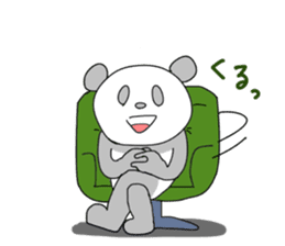 funny panda citizens from panda world sticker #2432005