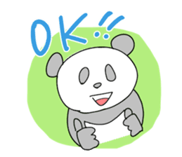 funny panda citizens from panda world sticker #2432007