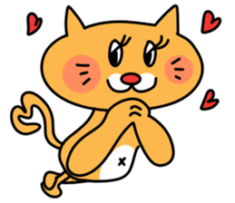 Adorable cats sticker #2432101