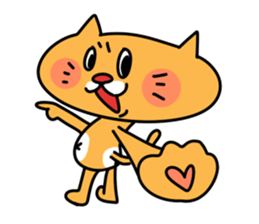 Adorable cats sticker #2432114