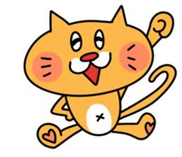 Adorable cats sticker #2432118