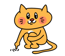 Adorable cats sticker #2432127
