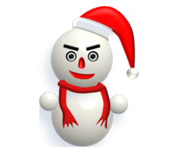 And adventure everyday snowman Santa sticker #2432176