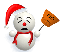 And adventure everyday snowman Santa sticker #2432178