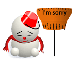 And adventure everyday snowman Santa sticker #2432180