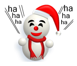 And adventure everyday snowman Santa sticker #2432181