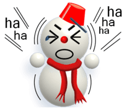 And adventure everyday snowman Santa sticker #2432182