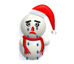 And adventure everyday snowman Santa sticker #2432183