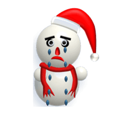 And adventure everyday snowman Santa sticker #2432183