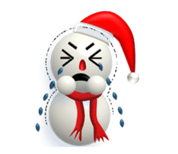 And adventure everyday snowman Santa sticker #2432184