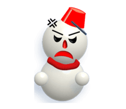 And adventure everyday snowman Santa sticker #2432185