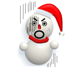 And adventure everyday snowman Santa sticker #2432187