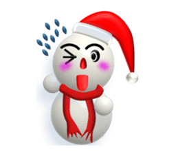 And adventure everyday snowman Santa sticker #2432188