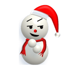 And adventure everyday snowman Santa sticker #2432189