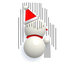 And adventure everyday snowman Santa sticker #2432190