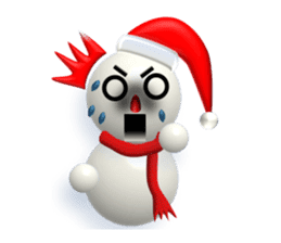 And adventure everyday snowman Santa sticker #2432191