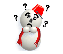 And adventure everyday snowman Santa sticker #2432192