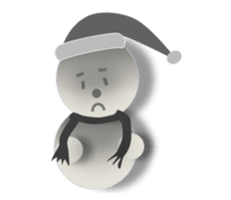 And adventure everyday snowman Santa sticker #2432193