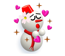 And adventure everyday snowman Santa sticker #2432195