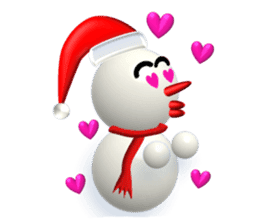 And adventure everyday snowman Santa sticker #2432197