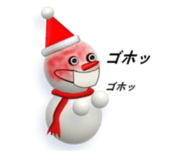 And adventure everyday snowman Santa sticker #2432199