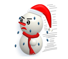 And adventure everyday snowman Santa sticker #2432204