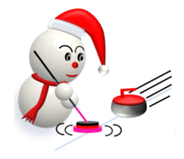 And adventure everyday snowman Santa sticker #2432205