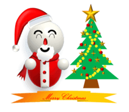 And adventure everyday snowman Santa sticker #2432211