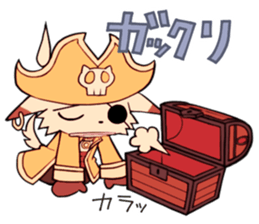 The pirate dog sticker #2432217