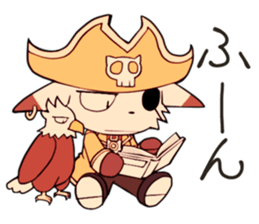 The pirate dog sticker #2432231