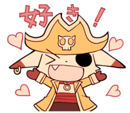 The pirate dog sticker #2432241