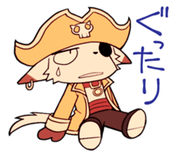 The pirate dog sticker #2432243