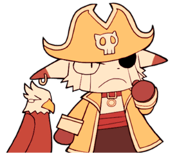 The pirate dog sticker #2432247