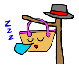 Bag of a lot to talk sticker #2433017