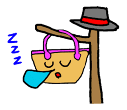 Bag of a lot to talk sticker #2433017