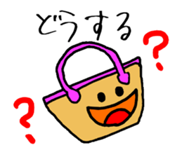 Bag of a lot to talk sticker #2433018