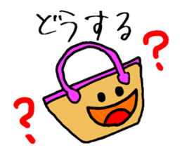 Bag of a lot to talk sticker #2433018