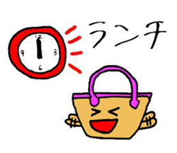 Bag of a lot to talk sticker #2433021